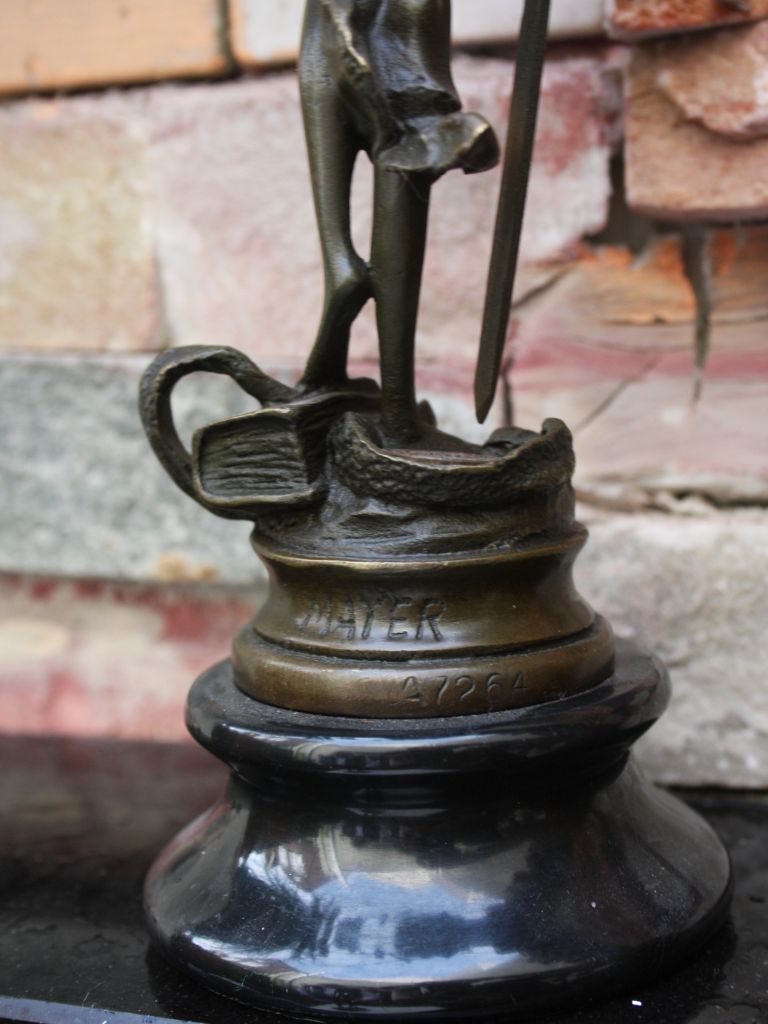Bronzen Beeld - Vrouwe Justitia - Mayer