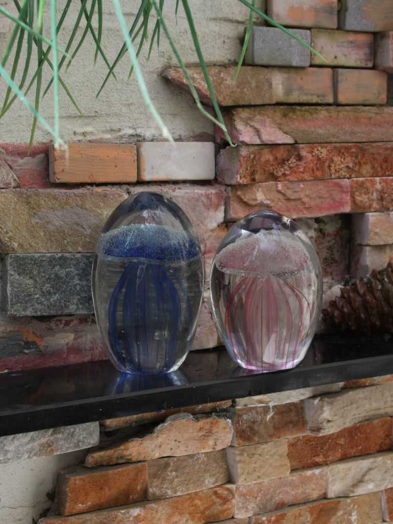 Murano Glass Style Sculptuur - Roze Kwal