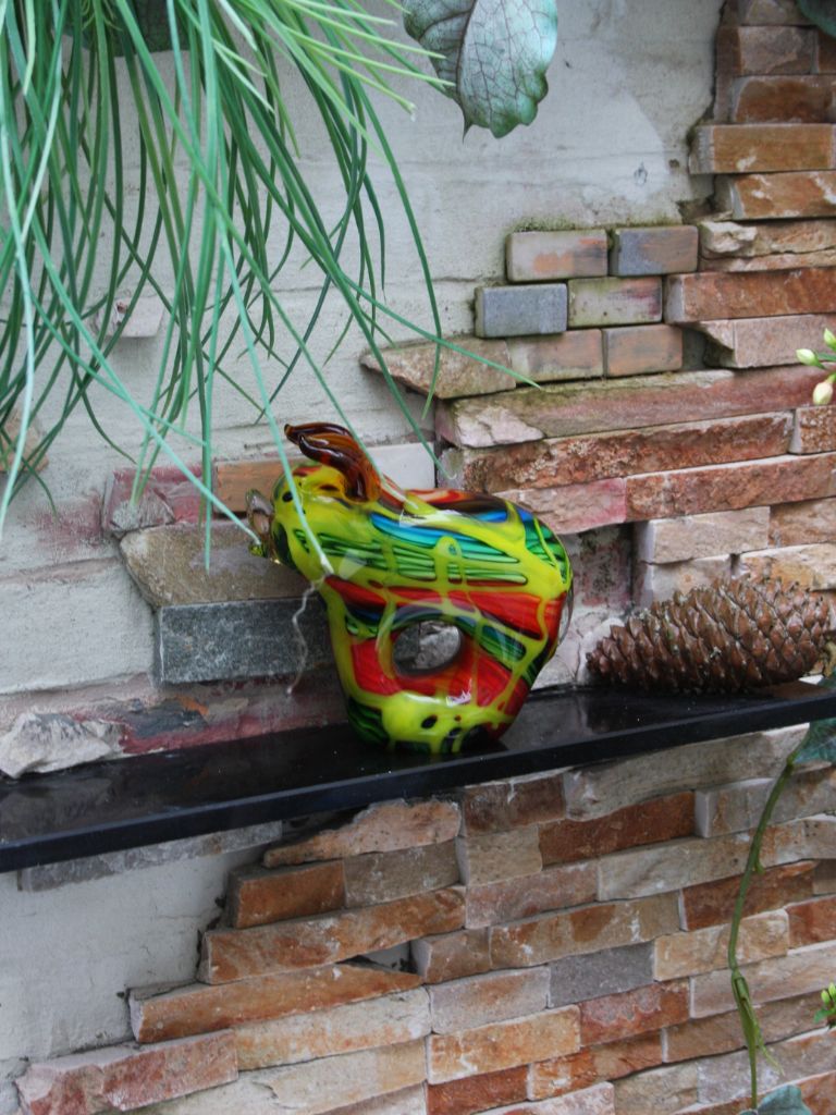 Murano Glass Style Sculptuur - Kleurrijke Varken