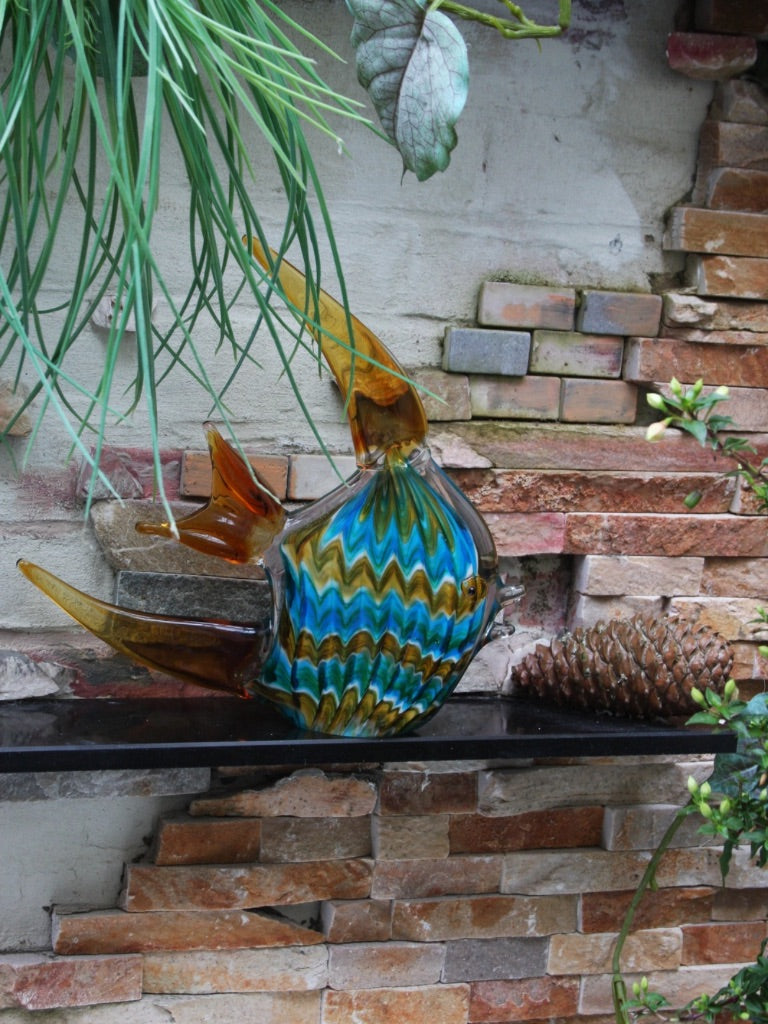 Murano Glass Style Sculptuur - Maanvis