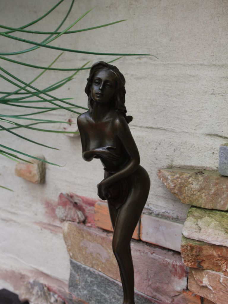 Bronzen Beeld - Cowgirl