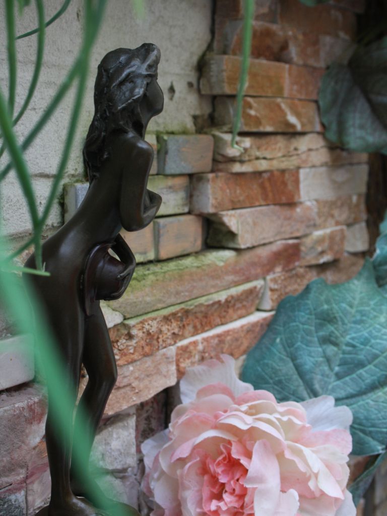 Bronzen Beeld - Cowgirl