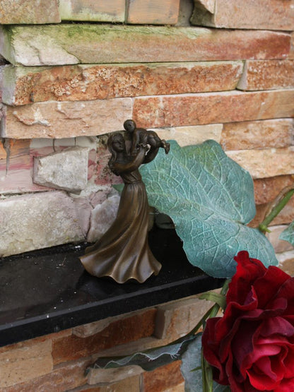 Bronzen Beeld - Moeder met Kind #2