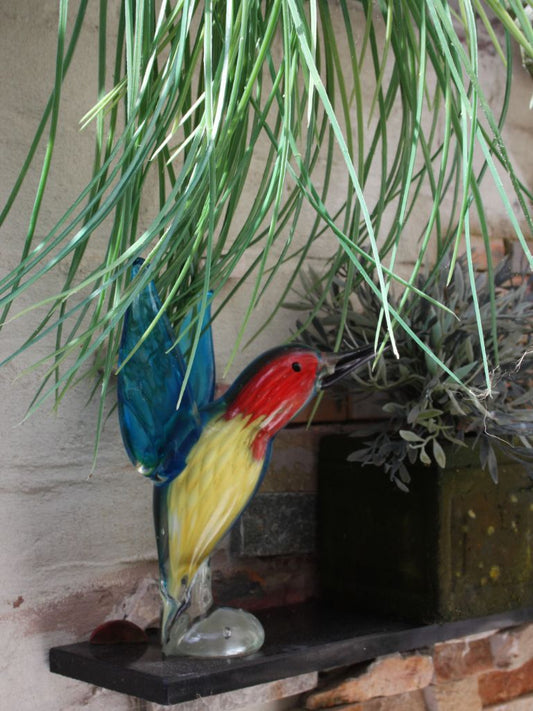 Murano Glass Style Sculptuur - Ijsvogel