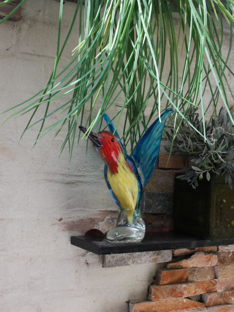 Murano Glass Style Sculptuur - Ijsvogel