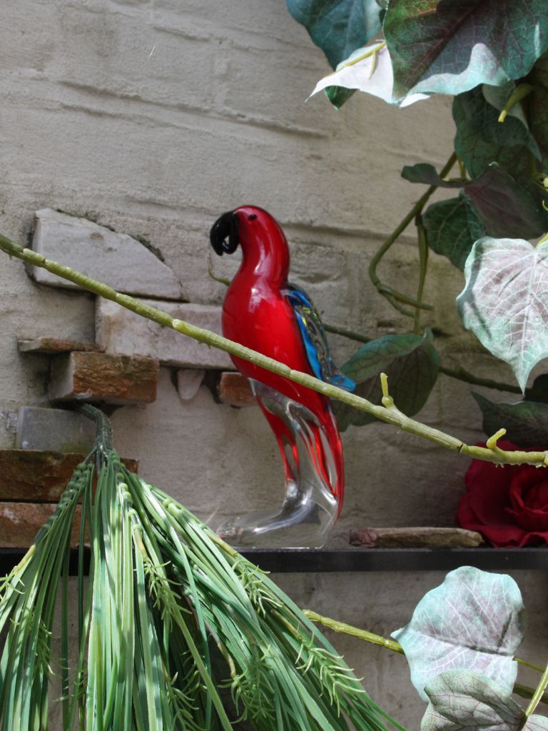 Murano Glass Style Sculptuur - Papagaai